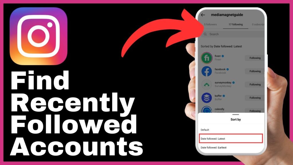 How To Find Recently Followed Accounts On Instagram