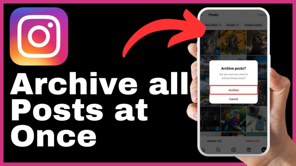 How To Archive Instagram Posts All At Once