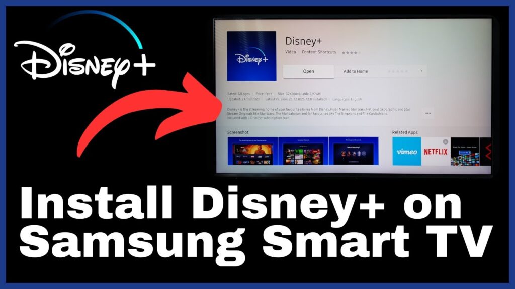 How to Install Disney+ on Samsung Smart Tv