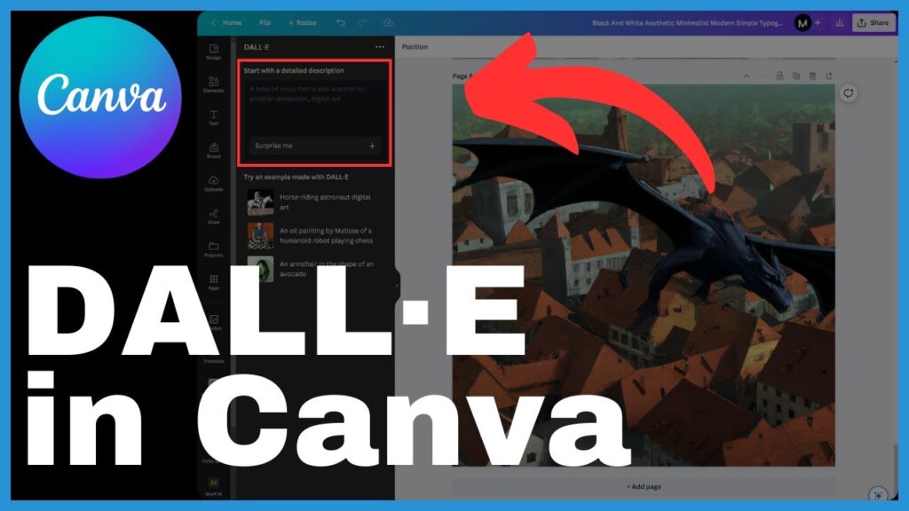 How To Use DALL·E In Canva