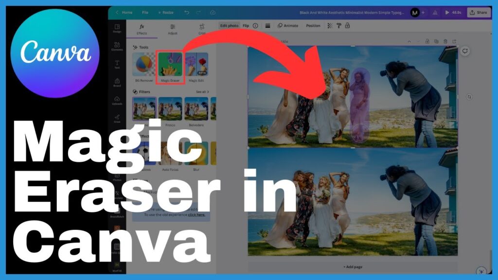 How To Use Magic Eraser In Canva