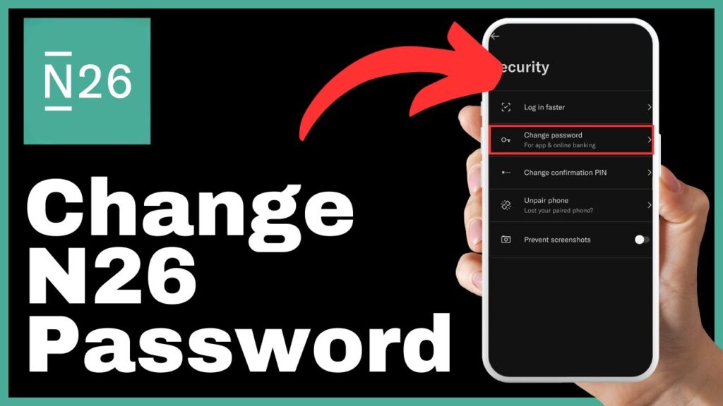How to Change N26 Password