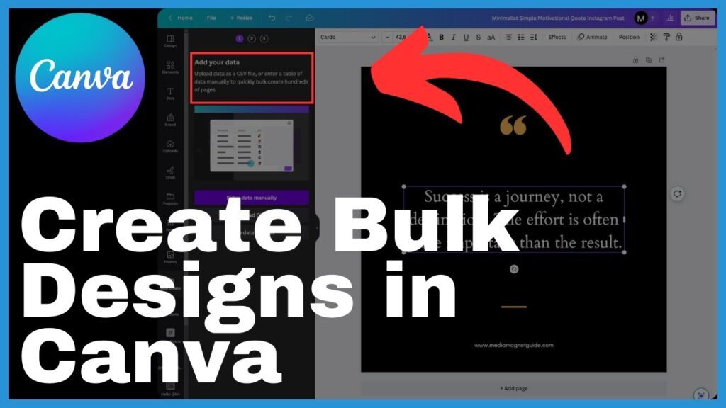 How To Create Bulk Designs In Canva