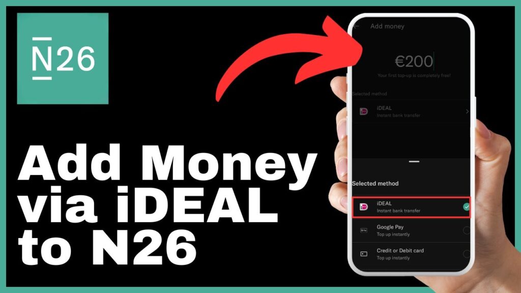 How to Deposit Money in N26 Account via IDeal