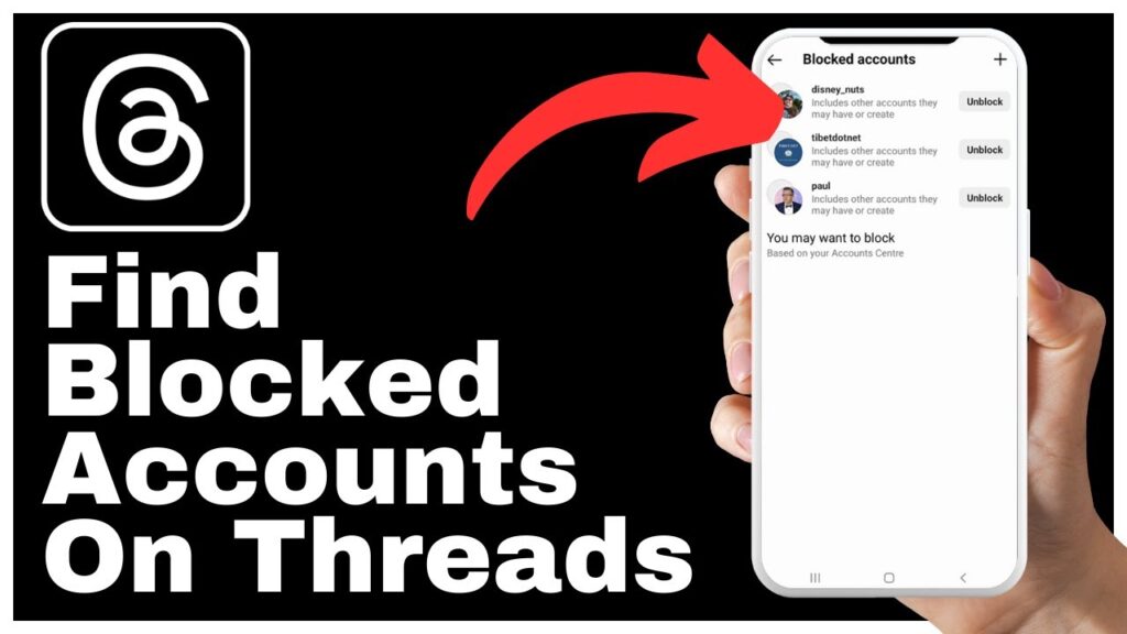 How To Find Blocked Accounts On Threads