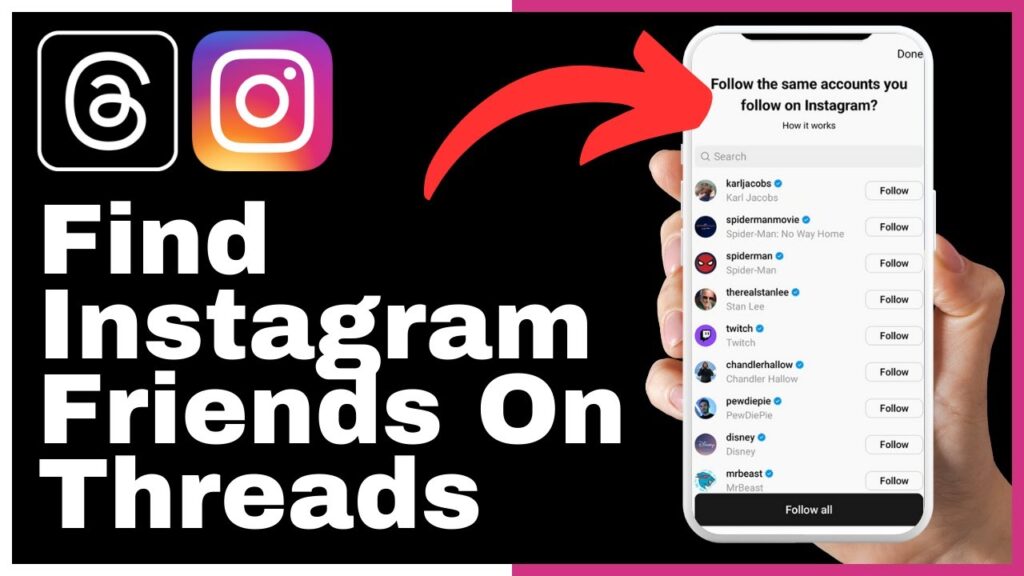 How To Find Instagram Friends On Threads