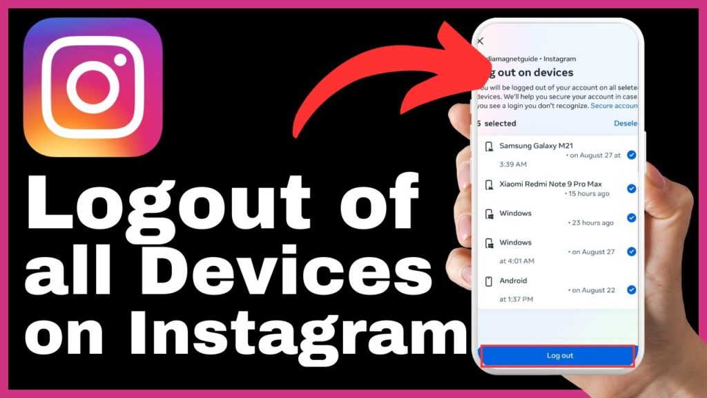 How To Logout Of Instagram On All Devices