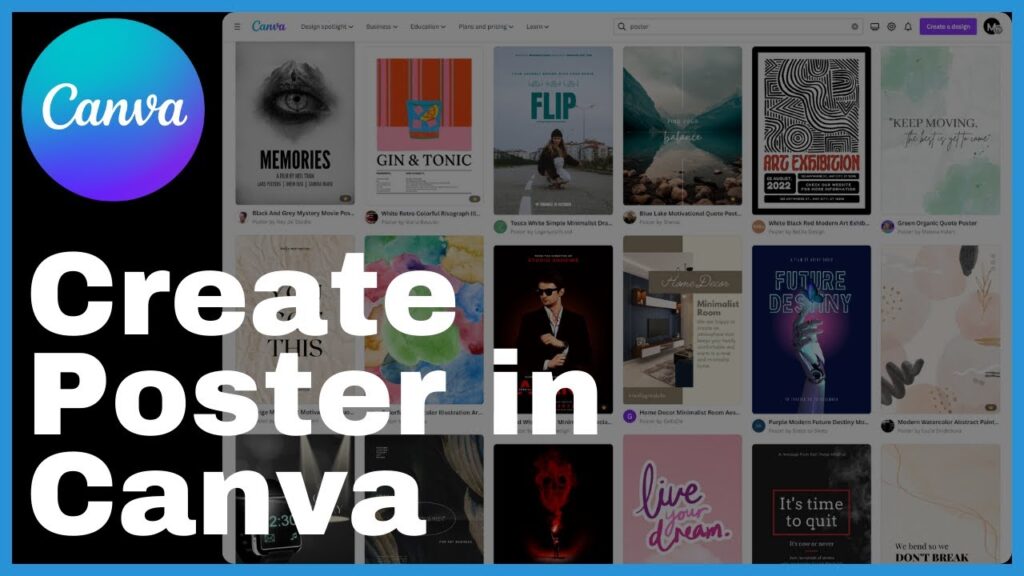 How To Make Poster In Canva