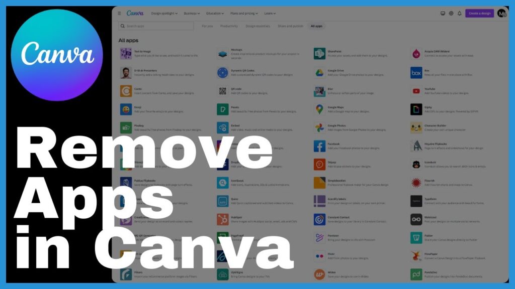 How To Remove Apps In Canva