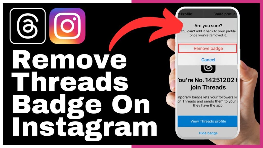 How To Remove Threads Badge On Instagram Profile