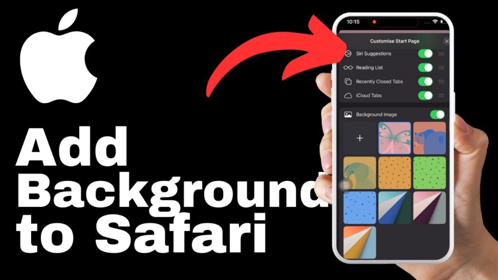 How to Add a Background Image to Safari on iPhone 15