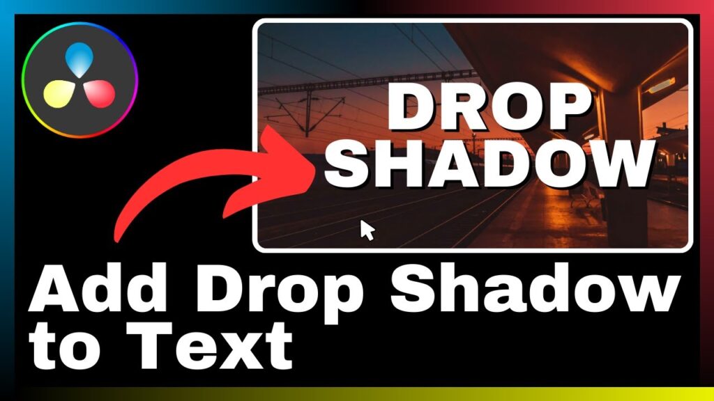 How to Add a Drop Shadow to Text in DaVinci Resolve