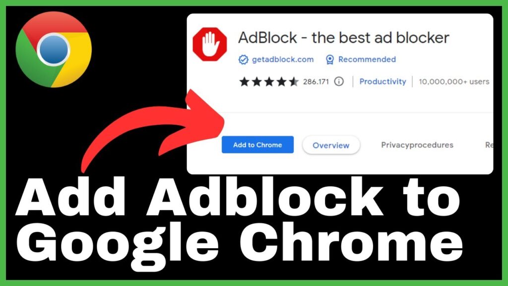 How to Add Adblock to Google Chrome