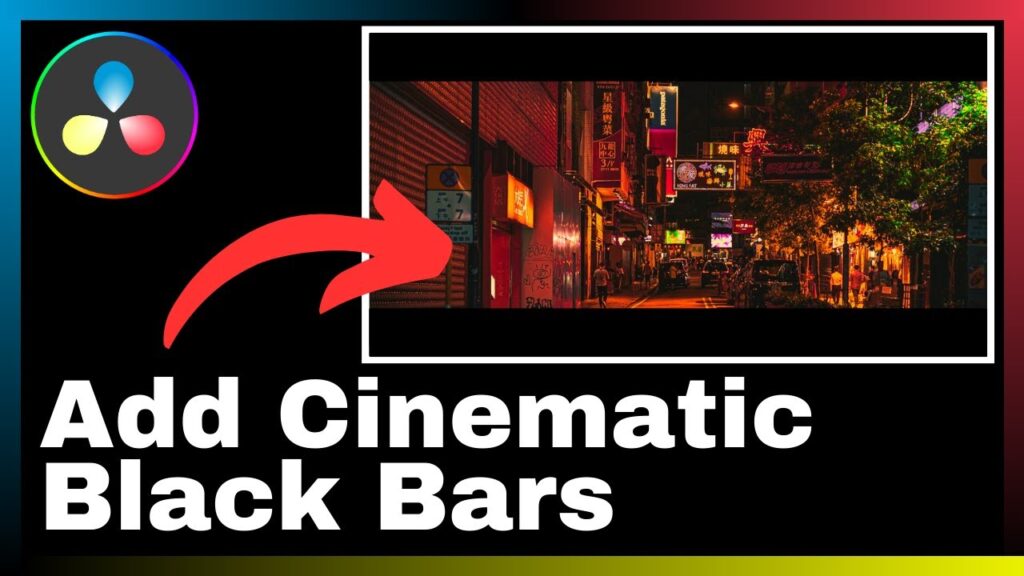 How to Add Cinematic Black Bars in DaVinci Resolve