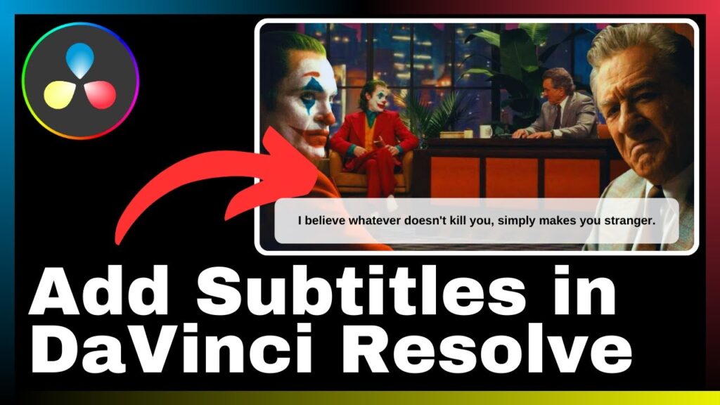 How to Add Subtitles in DaVinci Resolve