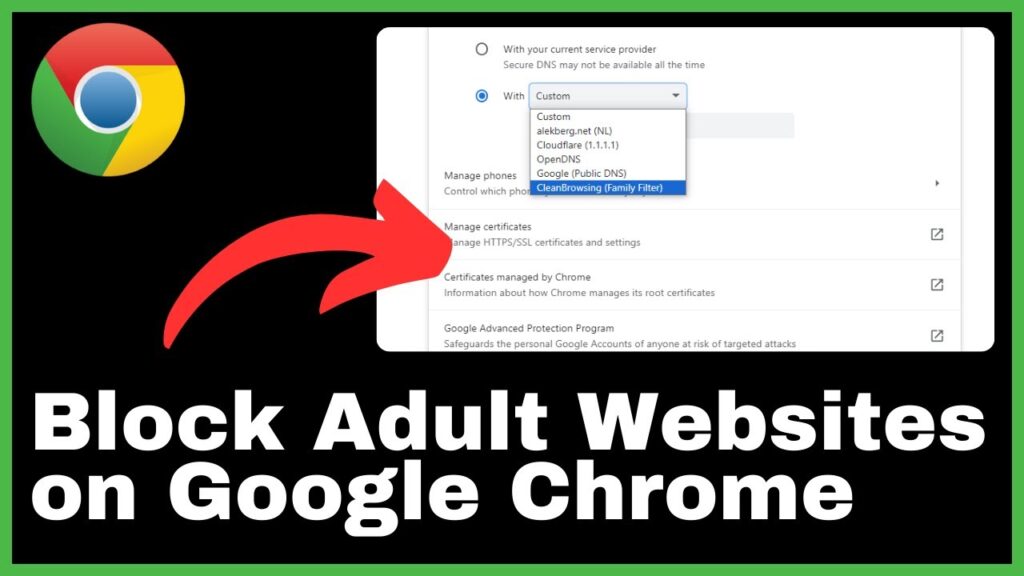 How to Block Adult Websites on Google Chrome