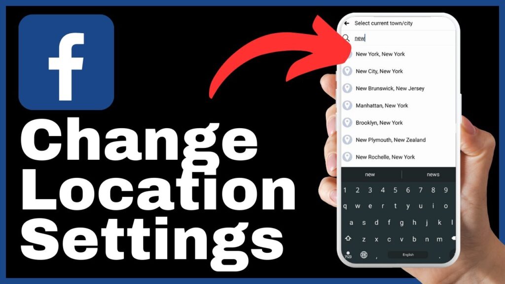 How to Change Facebook Location Setting