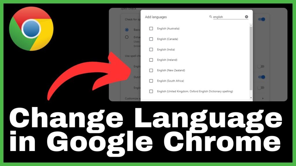 How to Change Language in Google Chrome