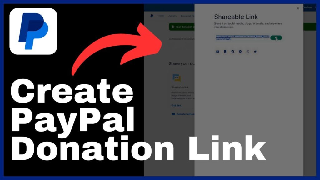 How to Create a PayPal Donation Link