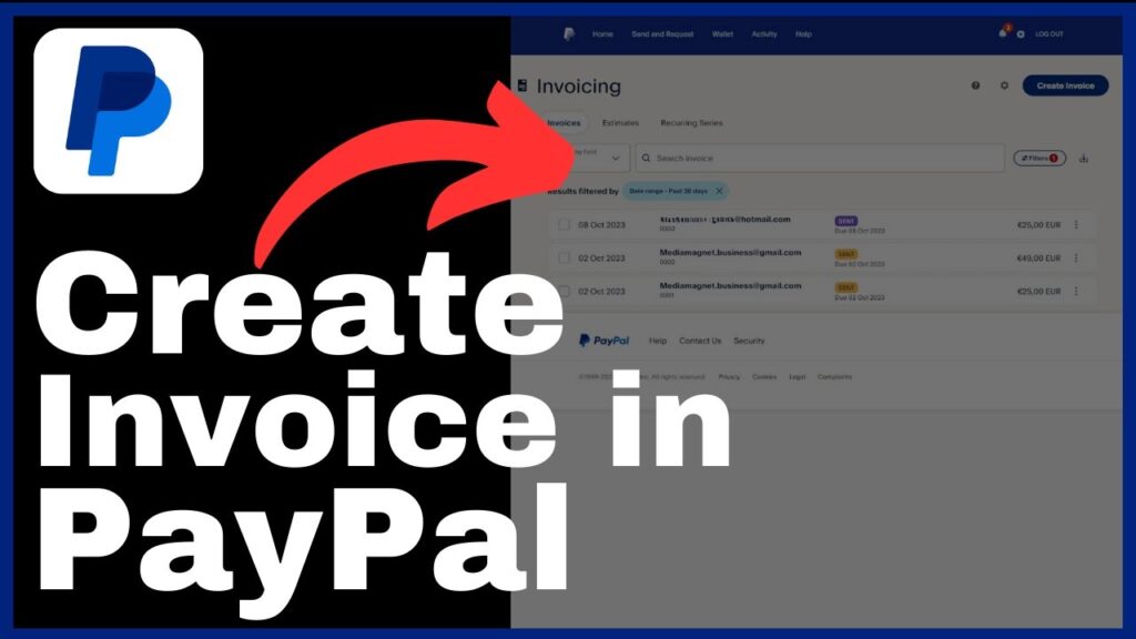 How to Create Invoice in PayPal