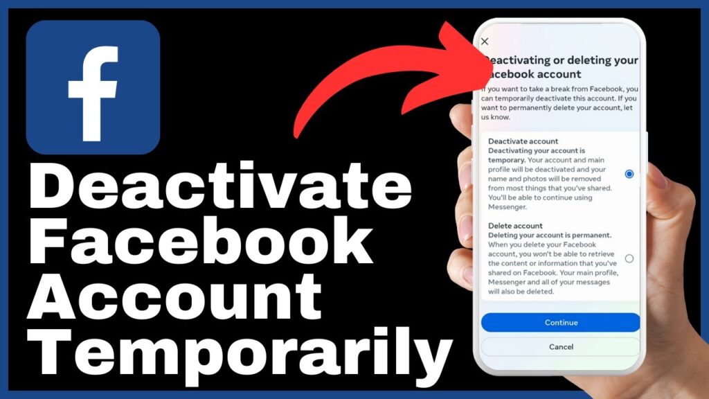 How to Deactivate Facebook Account Temporarily