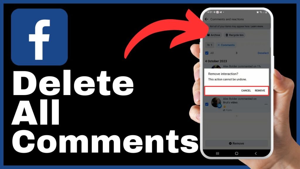 How to Delete All Comments on Facebook at Once