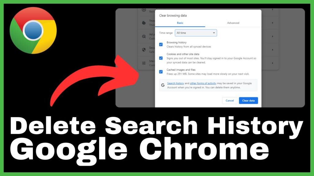 How to Delete Search History in Google Chrome