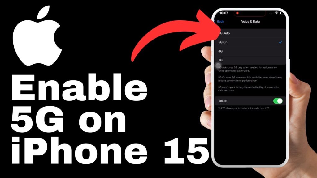 How to Enable 5G on iPhone 15