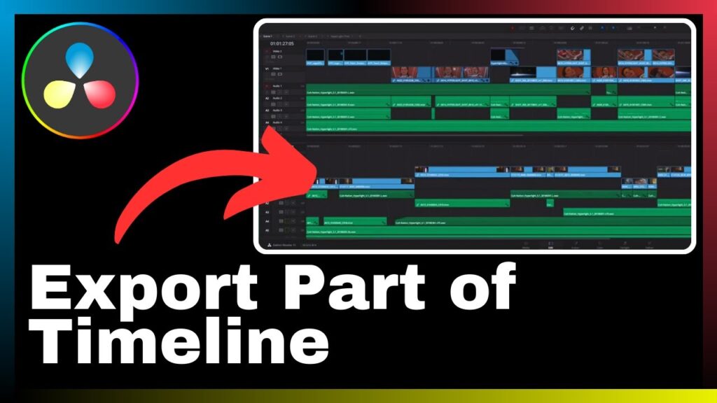 How to Export Part of  Timeline in DaVinci Resolve