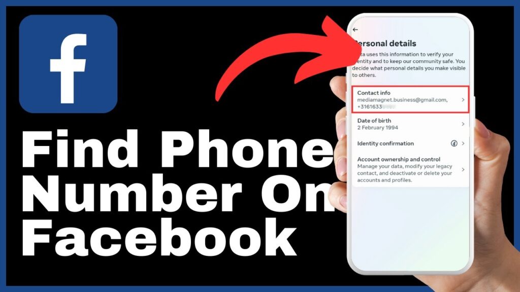 How to Find Phone Number On Facebook