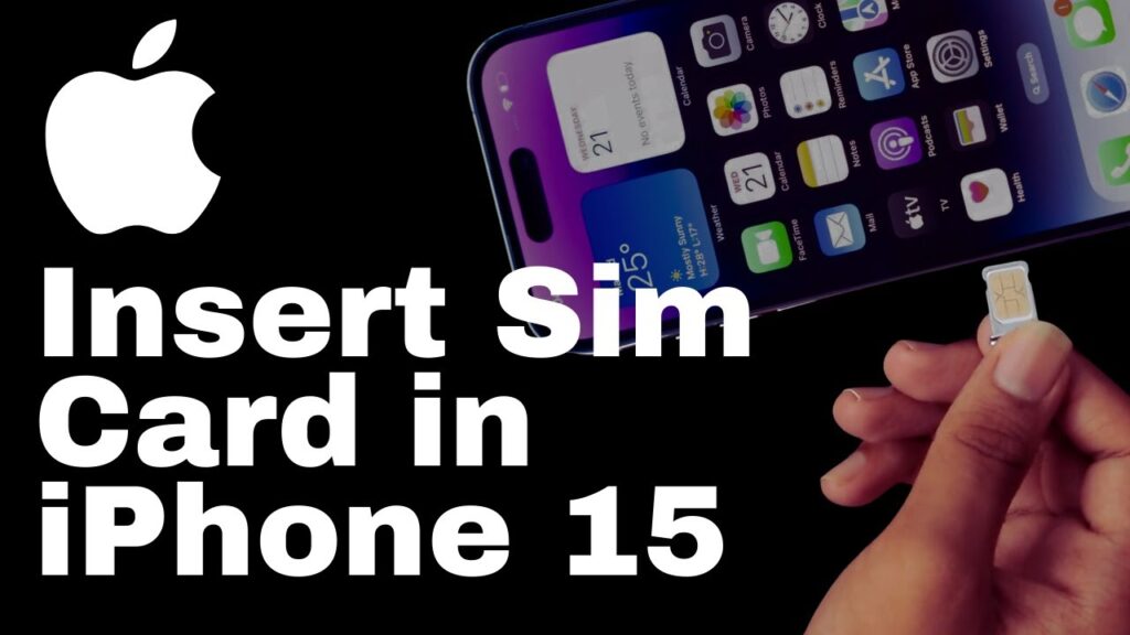 How to Insert Sim Card in iPhone 15