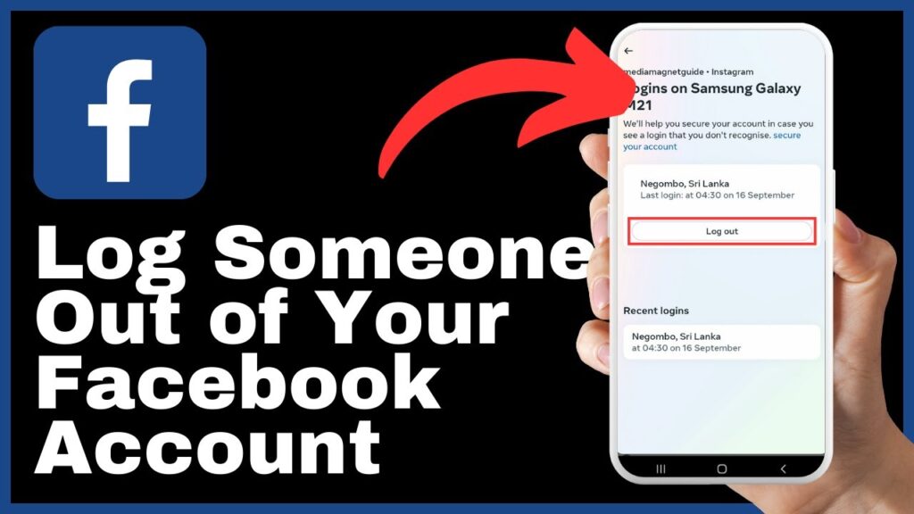 How to Log Someone Out of Your Facebook Account