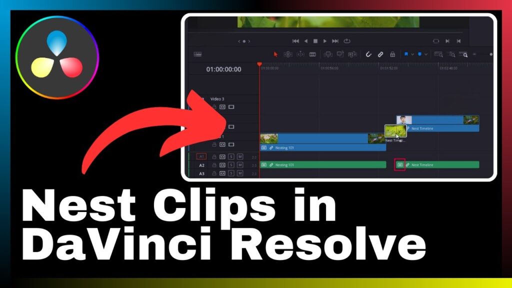 How to Nest Clips in DaVinci Resolve