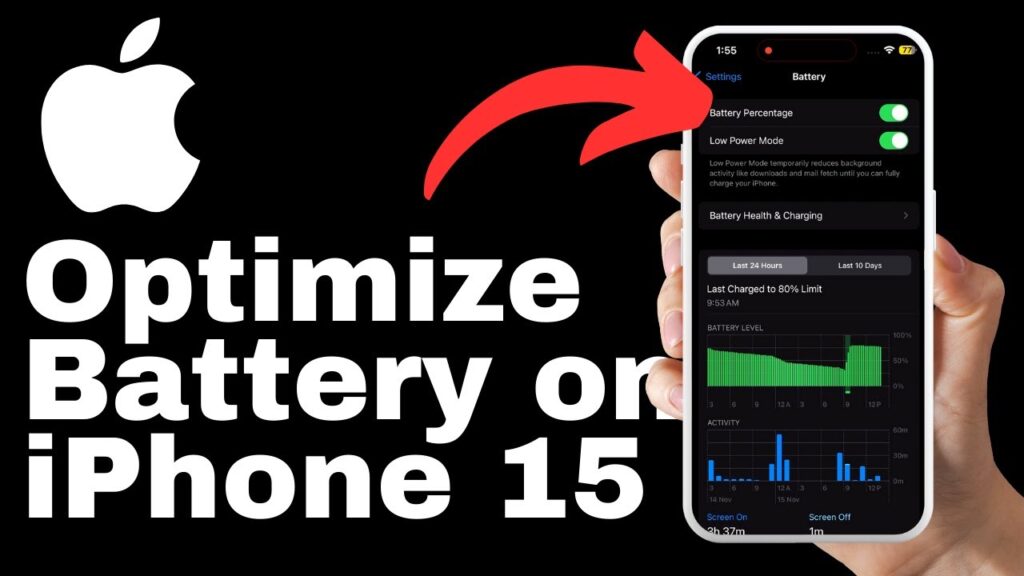How to Optimize Battery to Save Battery-Life on iPhone 15