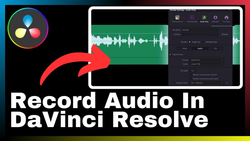 How to Record Audio In DaVinci Resolve