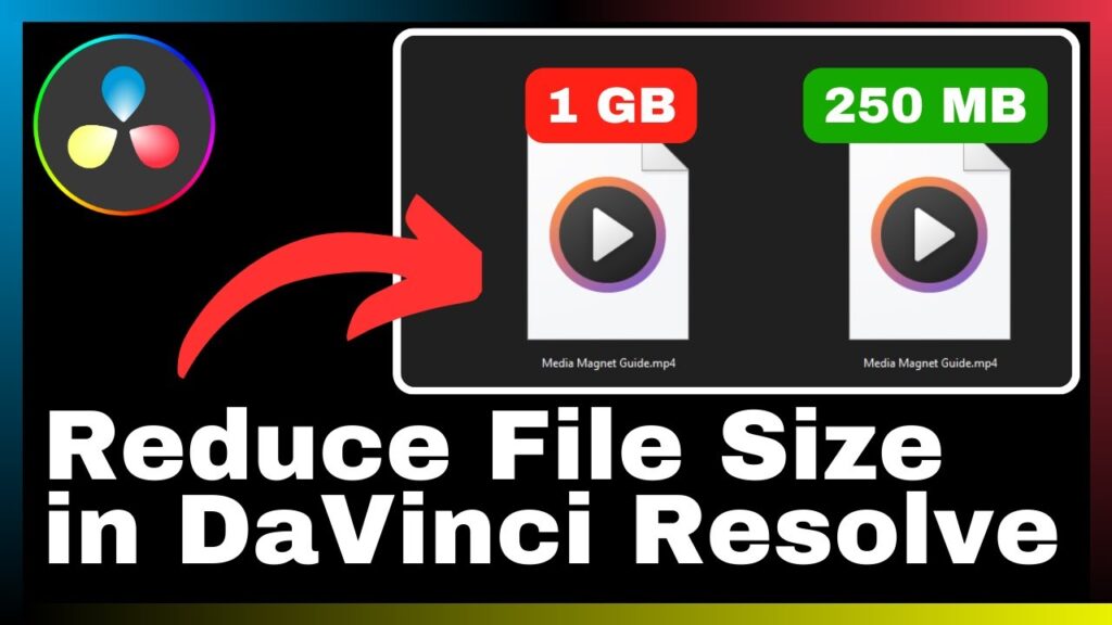 How to Reduce File Size in DaVinci Resolve