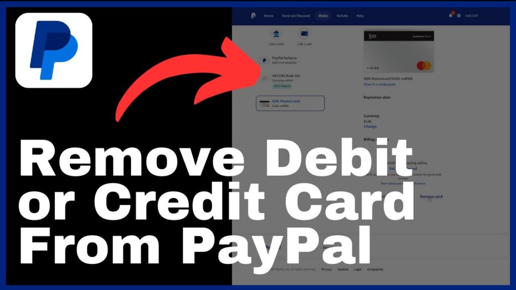 How to Remove Debit or Credit Card From PayPal