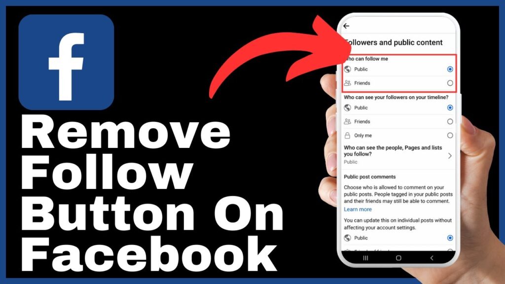 How to Remove Follow Button On Facebook Profile