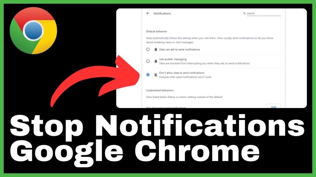 How to Stop Notifications in Google Chrome