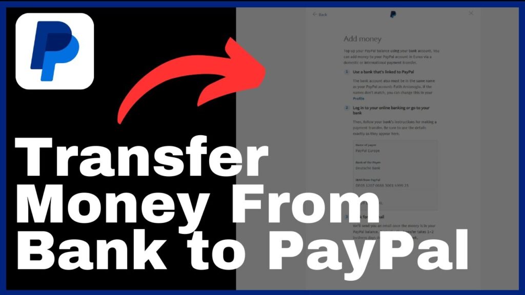 How to Transfer Money to PayPal From Bank Account