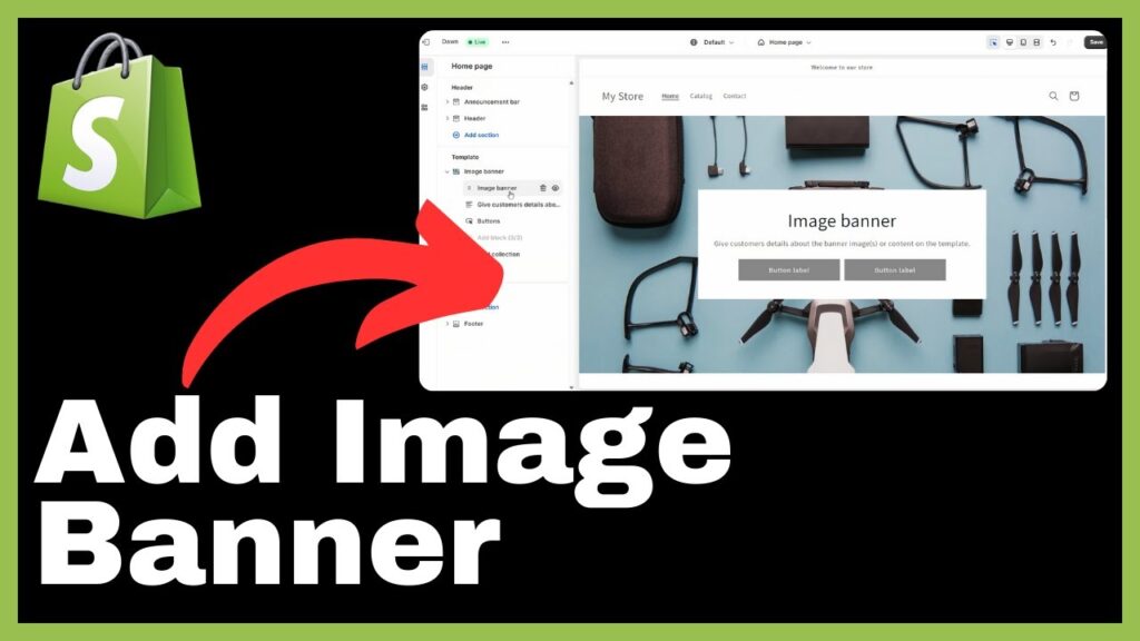 How to Add Image Banner on Shopify