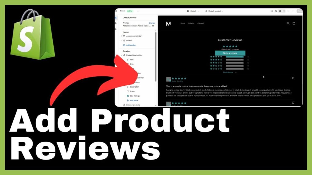 How to Add Product Reviews on Shopify