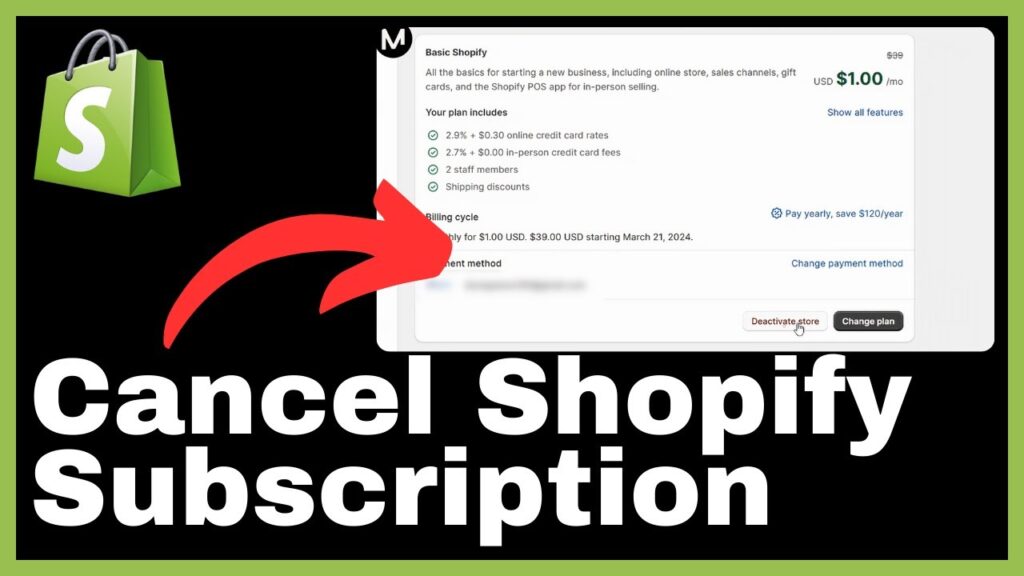 How to Cancel Subscription on Shopify