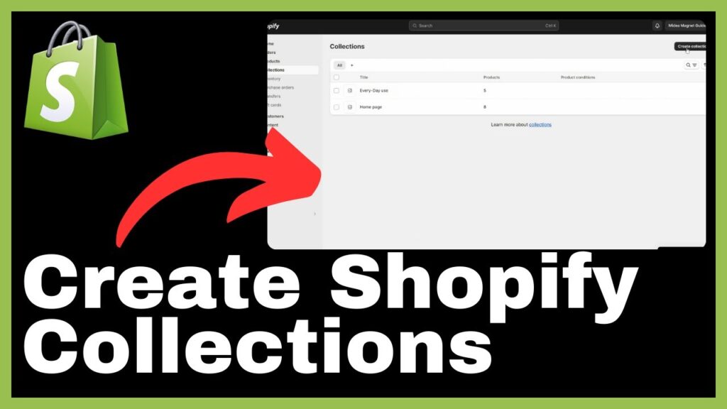 How to Create Collections on Shopify