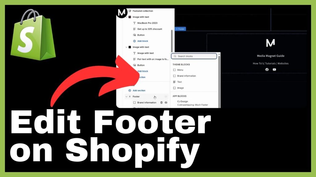 How to Edit Footer on Shopify