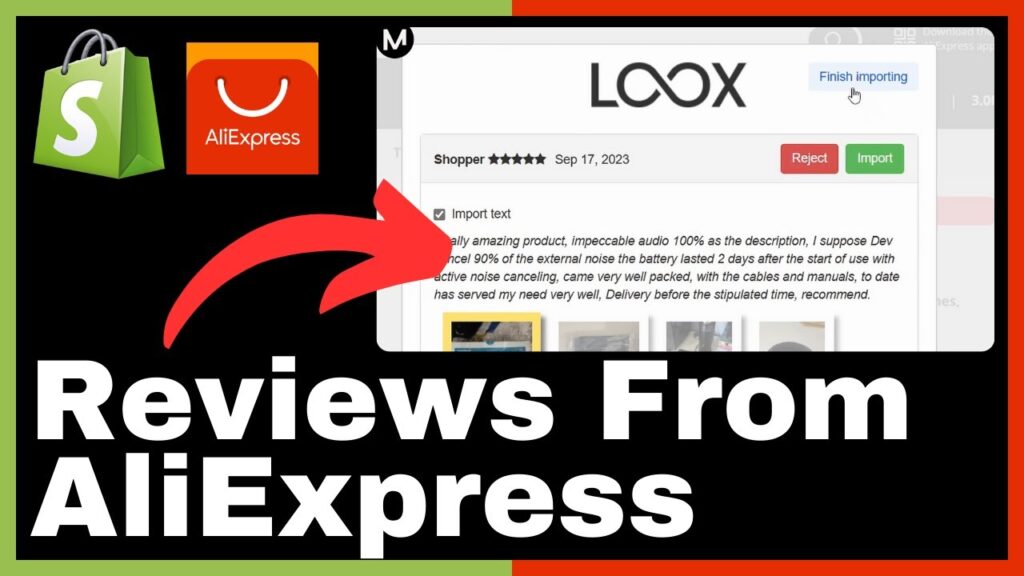 How to Import Reviews From Aliexpress to Shopify