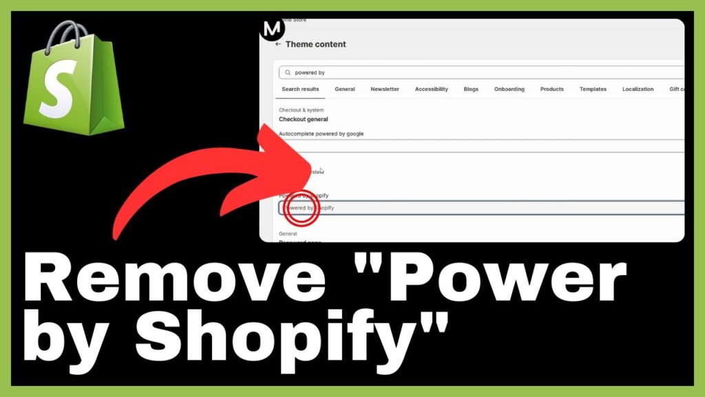 How to Remove “Powered by Shopify” From Shopify